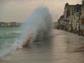 TempÃÂªte ÃÂ  Saint Malo Royalty Free Stock Photo